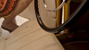 My new flip-flops on the pedals