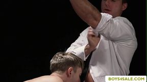 Fucking this newly bought Twink 18+ in club and fuck