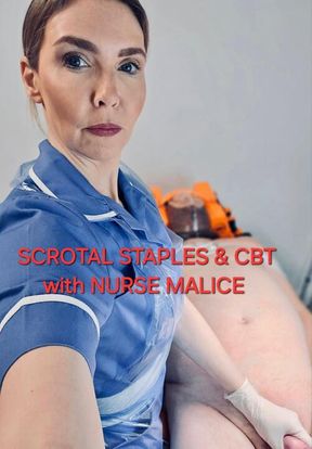 SCROTAL STAPLES & CBT with NURSE MALICE