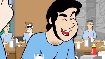 Gay college camp cartoon orgy with anime guys fucking