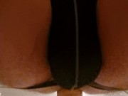 Anal penetration 90 dildo