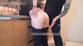Blonde Leggings Milf Sun Sex In The Kitchen