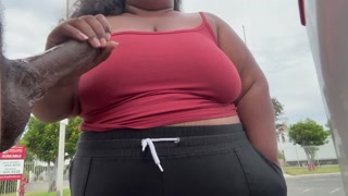 Double Cumshots &amp; Throat Pie Outside My Job On Break