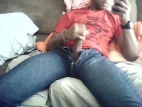 Couch Masturbation Pt 8 Finale Cumshot Almost Get Caught by Real Stepdad