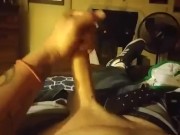 Daddy touching himself for his little
