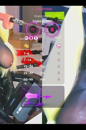 Dolly Is Subjected to a Big Vibrating Plugged Pussy