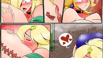 Peach Party - Boobs And Belly Growth Mushroom - Lesbian Hentai Comic Porn Video