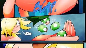 Peach Party - Boobs And Belly Growth Mushroom - Lesbian Hentai Comic Porn Video