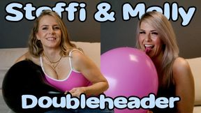 1698 Doubleheader balloons b2p blonde Steffi Melly