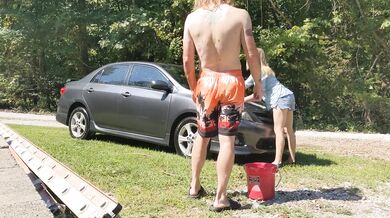 XXX Wet Nympho Offers Stranger Best Car Wash, Gets Downright Filthy - Sterling Silver & Memphos