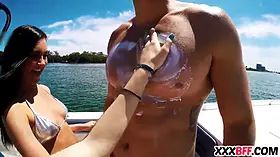 Boats and sexy young bitches