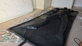 Naked and lubed in the vacbed and playing with vibrator and fleshlight until cumming