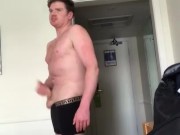 Straight British Builder Chav Spits Work Boots