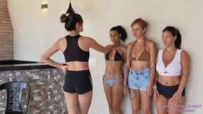 ANITA - Three bitches for Anita's feet! (HD)