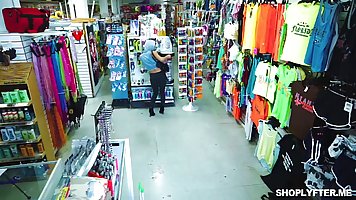 Naughty ladies were caught stealing in a local shop and had to be taught a lesson