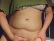 Jerking off and spanking my ass for 12 minutes straight