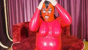 Latex Sissy In Chastity And Fucked By Mistress