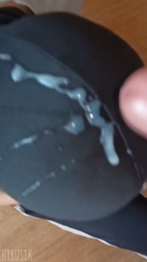 Young sucker and cum fountains from daddy 's big dick !   Clip 3