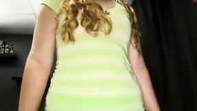 ”Redhead Mature Slut Stunning Five Cocks One By One”