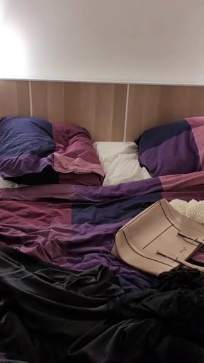 Stunning moment from "🍆 Alone without my lover!"