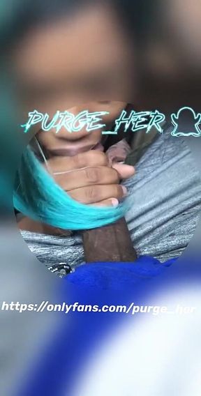 Cum Deep in Slim Brown Throat