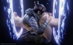 Apex Legends Wraith Eating Ass Thru Portal