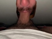 Gloryhole faggot sucks a load out of me at the adult arcade