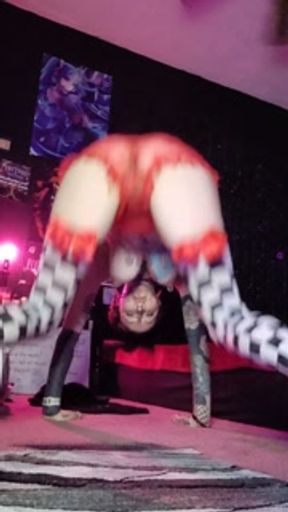 Checkered Slut Ass Pussy Show Off