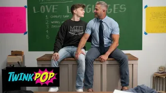 Professor Greg Dixxon Rides Jake Preston's Big Cock After Catching Him Stroking