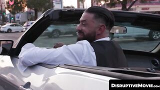 DisruptiveMovie.com - Drew Dixon spitroasted by jocks Johnny Hill and Draven Navarro