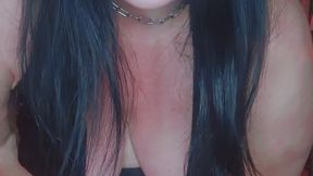 STEP-MUMMY PVC boots & dress SMOKING filth