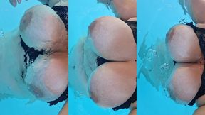 a la piscine