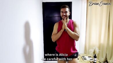 My friend's stepsister Alicia Trece is a virtual model and she wants a threesome