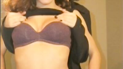 A.J. Khan & Darian Caine get their petite tits spanked and pounded in a hot threesome