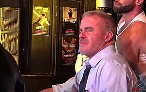 Cops raid a daddy bar for an orgy Part 1