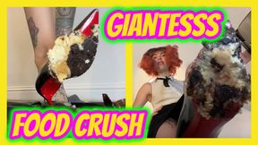 Giantess Crushes Bratty Students Snacks