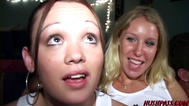 Emily, Krystal and Allison bring wild frat party energy with steamy group action