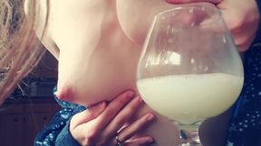 Engorged tits get big-time attention