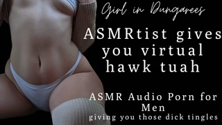 Erotic Audio porn for men | ASMRtist gives you virtual hawk tuah | Giving you those dick tingles