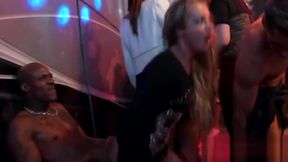 Foxy chicks get entirely mad and undressed at hardcore party