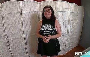 Putalocura - polla enorme se corre en el cono de la espanola chubby tetona meraki