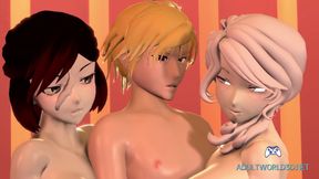 Group XXX 3D Sex