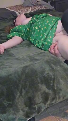 Ginger's Red Toes and Pink Pussy   Clip 2