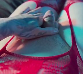 Femboy Trap in Red Lingerie