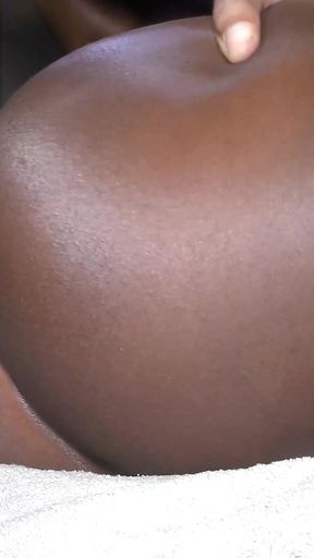 POV Interracial Anal Fuck and Anal Creampie
