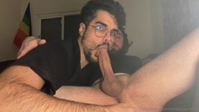 Sucking a Bigdick and Swallow Cum