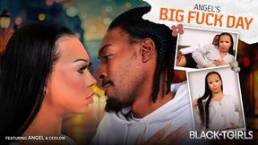 ”BLACK TGIRLS - Angel's Big Fuck Day”