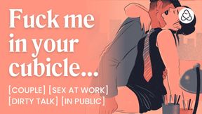ASMR Audio Porn: Public Sex at Work, Secret Office Fingering & Coworker Play