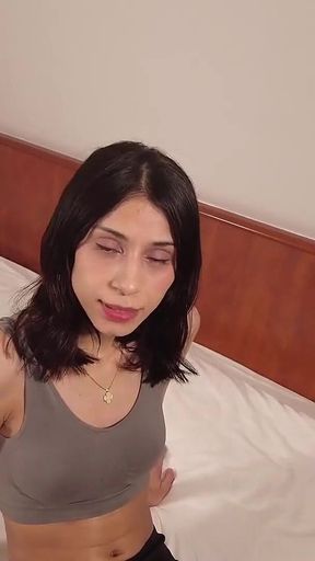 200-1 Petite Latina Fucks for Creampie