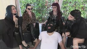 MISTRESS NYX - HUMAN ASHTRAY FOR 4 MISTRESSES